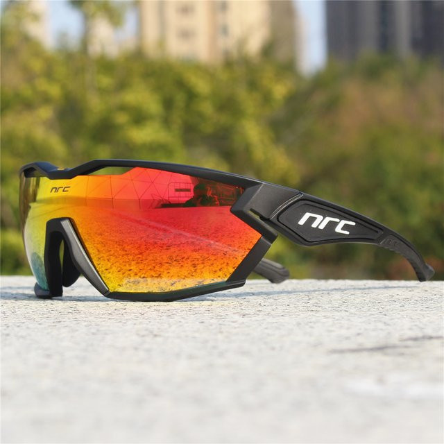 NRC X2 P-Ride Sportsonnenbrille, Vollrand, Kunststoff, Black, Unisex - Bild 1