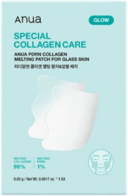 ANUA PDRN Kollagen Glow Patch, 4 Stück, für empfindliche Haut - Bild 1