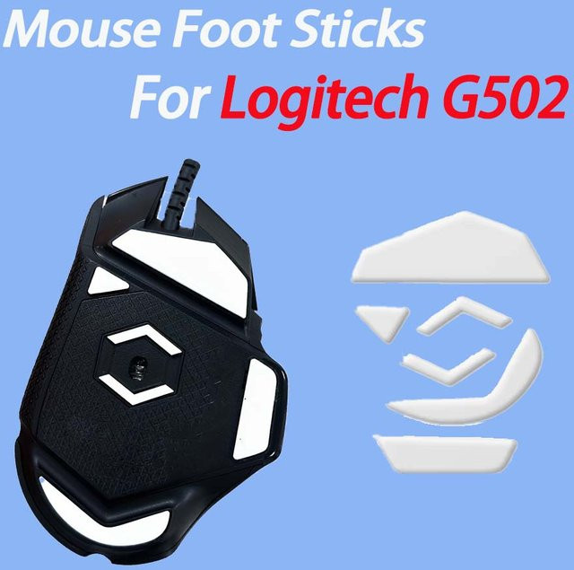 Logitech Mausfuß-Aufkleber in Weiß für G502 Hero Wired Gaming-Maus - Bild 1