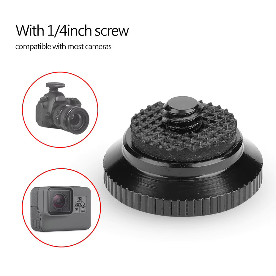 Manfrotto Mini-Schnellwechselplatte aus Aluminiumlegierung für Compact Action Tripod in Schwarz und Rot - Bild 2