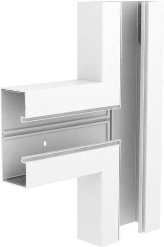 OBO Bettermann T-Stück Verbinder für Geräteeinbaukanäle, Reinweiß, B/T: 170 x 70 mm - Bild 1