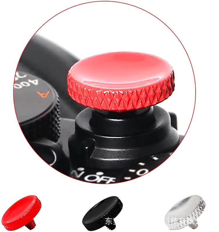 Konkaver Kamera-Auslöser aus reinem Kupfer mit Schraubverschluss in Braun für Leica, Canon, Nikon und Fujifilm X-T30, X-T20, X-T10, XT3 - Bild 2