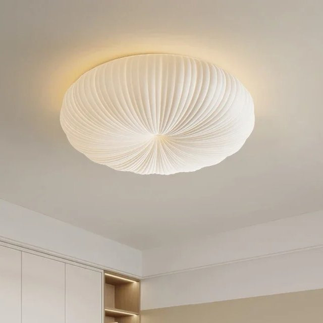 Claeted Moderne Runde LED Deckenleuchte aus Acryl in Weiß für Wohnzimmer Schlafzimmer Flur und Balkon - Bild 1