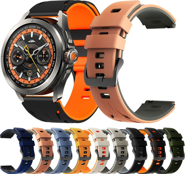 Xiaomi Uhrenarmband Silikon, 22 mm, Schwarz - Bild 1