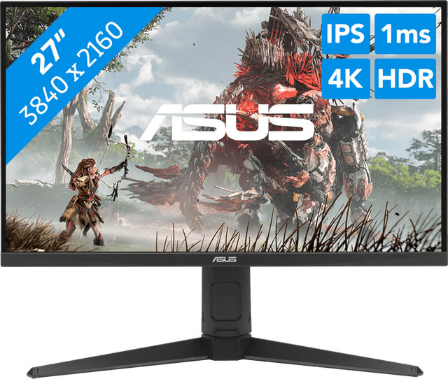 ASUS TUF Gaming VG27UQEL5A Gaming Monitor mit 27 Zoll 4K UHD IPS Display in Schwarz - Bild 1