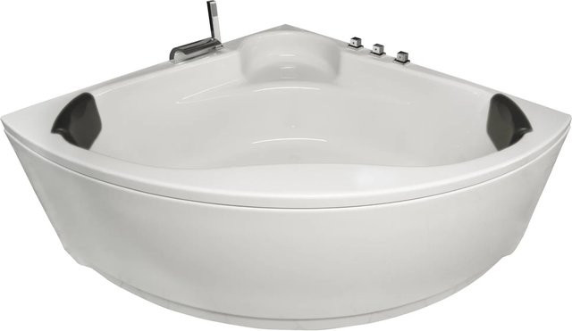 Basera Eck-Badewanne Futuna in Weiß, B/T: 140 x 140 cm - Bild 1