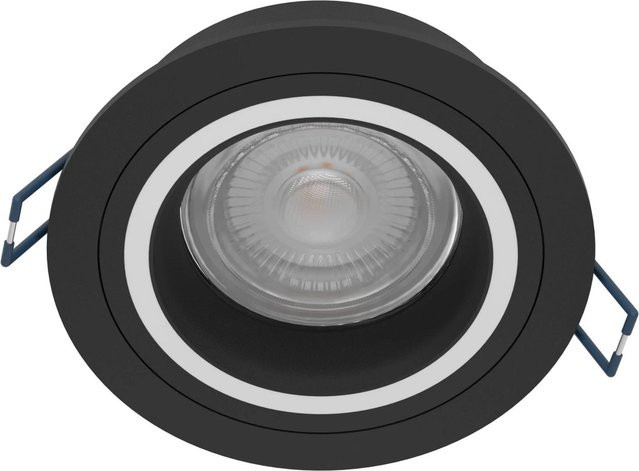 Eglo LED-Einbaustrahler Carosso-Z RGB/CCT in Schwarz und Weiß, Durchmesser: 9,3 cm - Bild 1