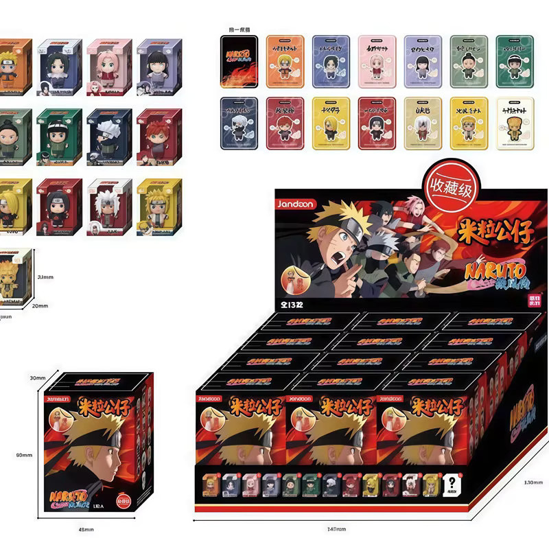 JANDOOM Naruto, Anime-Figur, Reiskorn-Puppe, Blindbox - Bild 4