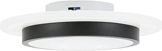 NETTLIFE LED Deckenleuchte aus Kunststoff in Weiß, rund und modern - Bild 1