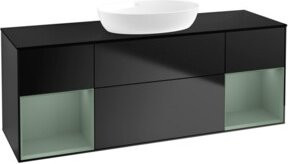 V&B Waschtischunterschrank Finion mit Wandbeleuchtung, Breite: 160 cm, Tiefe: 50,1 cm, Höhe: 50,1 cm, lackiert - Bild 1