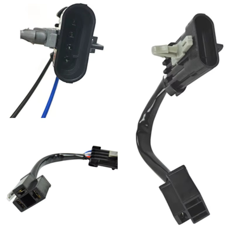 SOYAVISION LED-Scheinwerferkabelbaum-Konvertierungsadapter für 7 Zoll und 5-3/4 Zoll Motorradscheinwerfer, Schwarz - Bild 3
