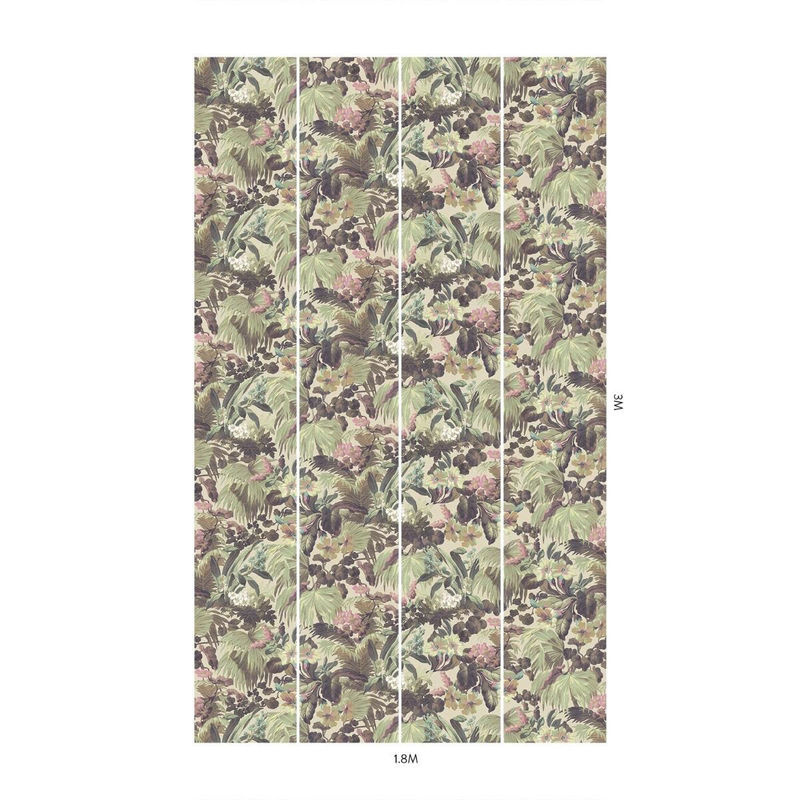 House of Hackney Tapete Limerence Papyrus Wandbild Floral Botanical in Lila und Mehrfarbig - Bild 3