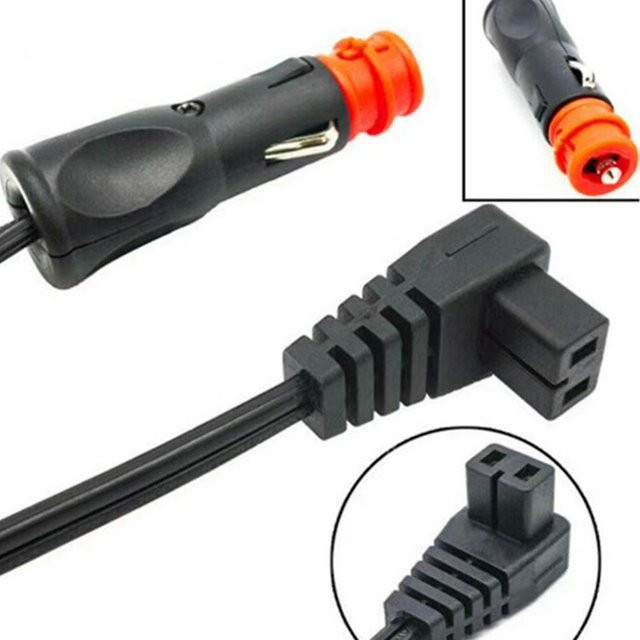 12–24 V 18 AWG Auto-Kühlschrank-Netzkabel als Zigarettenanzünder-Adapter für ARB Auto-Kühlschränke und Gefrierschränke, Schwarz - Bild 1