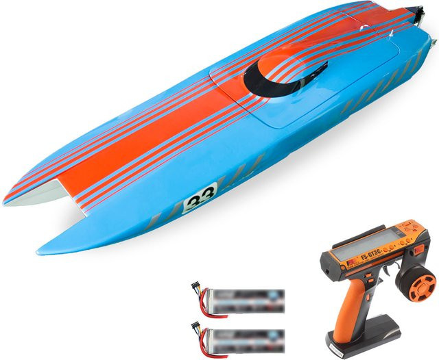 DTRC E33 RC Rennboot, ferngesteuertes Glasfaser-Elektro-Speedboot, Wasserfahrzeugmodell - Bild 1