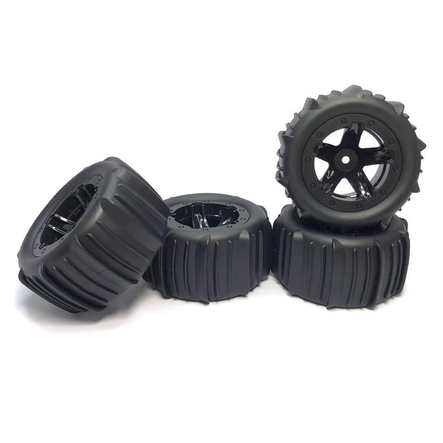 YSIDO RC Auto Reifen, 4-teiliges Set, Gummi, Schwarz - Bild 2