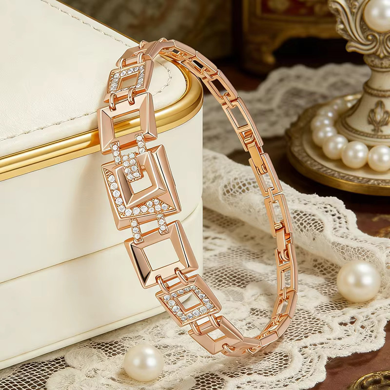 Kinel Armband 585 Gold, Roségold, Zirkonia, Damen, ethnisch - Bild 3