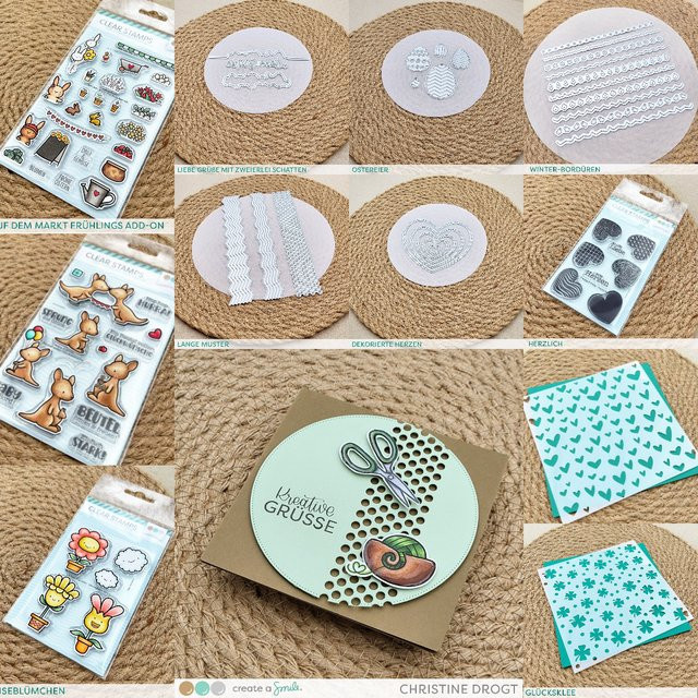 Frühlings-Stanzformen für Scrapbook und DIY-Dekoration, Multicolor, A6 - Bild 1