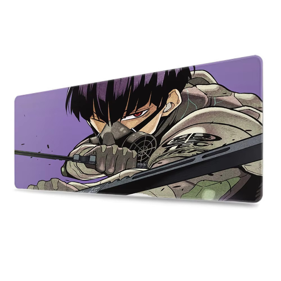 HYBXAXC Gaming Mousepad Kaiju No. 8 Design, große Schreibtischunterlage in Multicolour - Bild 6
