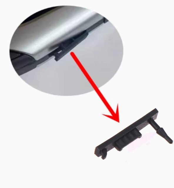 Weixeny Staubschutzstecker für BMW LCD Fernbedienungsschlüssel aus Leder in Schwarz - Bild 1