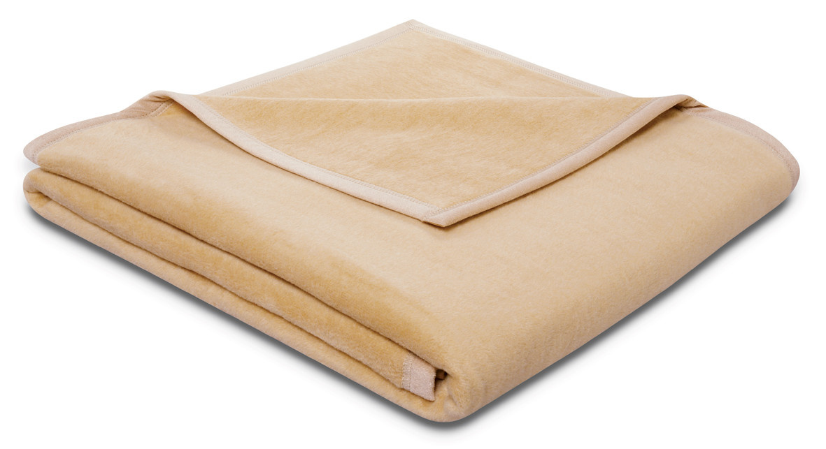 Biederlack Wohndecke Cotton Sense in Beige mit flauschigem Material - Bild 1