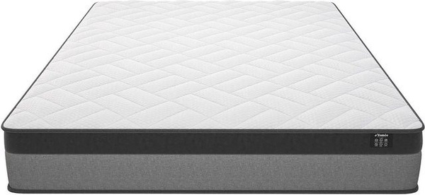 Vente-unique Standardmatratze Illusion Taschenfederkern Weiß B: 140 cm, T: 190 cm