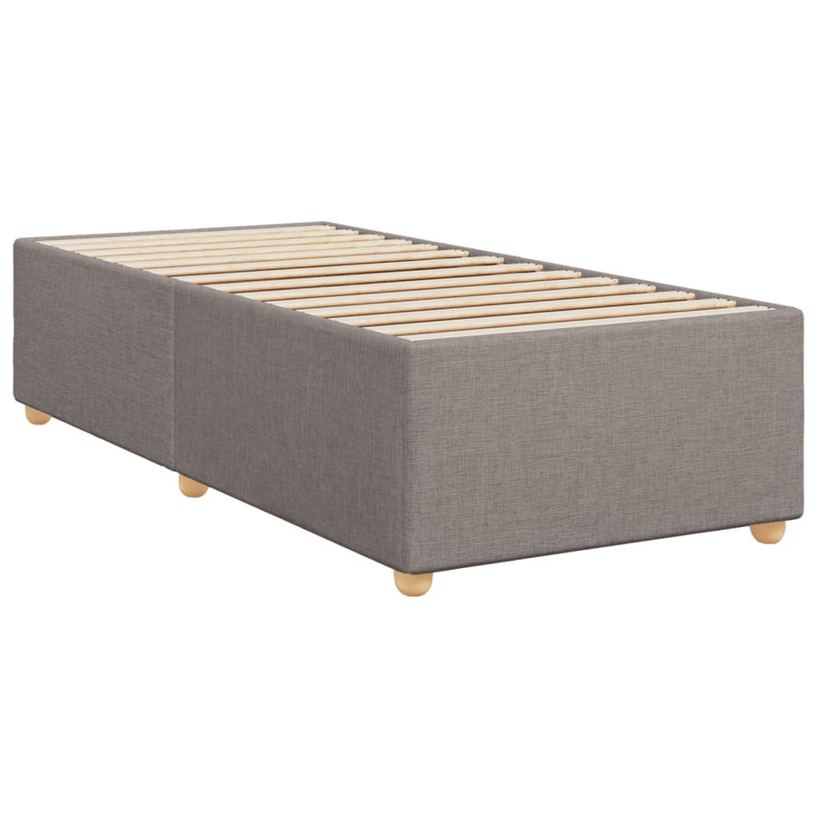 vidaXL Boxspringbett mit Matratze Hybrid-Design in Taupe, B/T: 80 x 200 cm - Bild 3