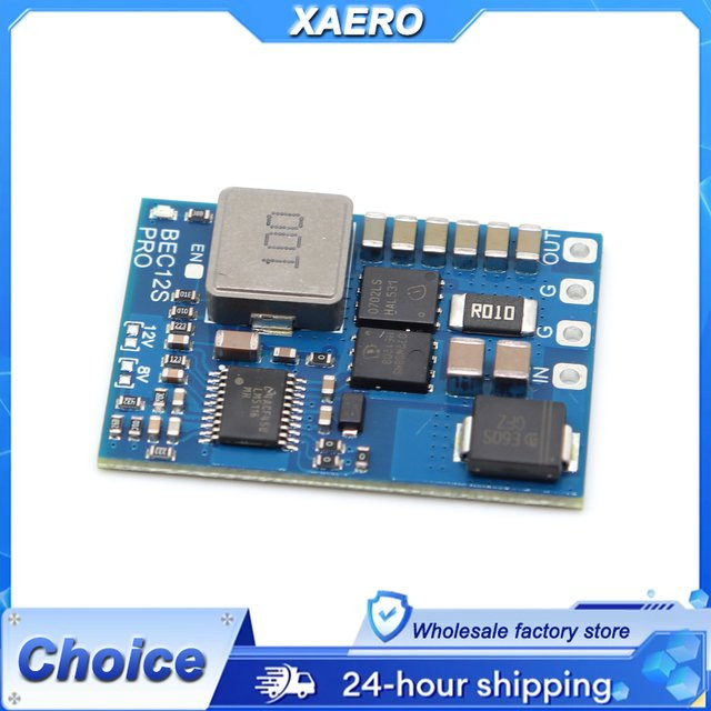 XAERO BEC12S PRO Einstellbarer BEC Spannungsregler für RC-Modelle mit TVS-Schutz, 9-55V auf 5V/8V/12V, 5A - Bild 1
