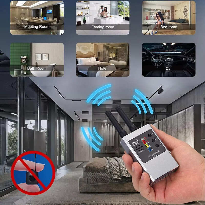 LS VISION Anti-Spy Kamera Finder und GPS Tracker zur Erkennung versteckter Objektive in Schwarz - Bild 8