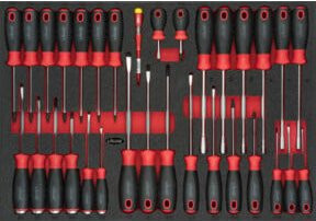 Vigour Schraubendreher Satz V4230, 32-teilig, rot - Bild 1