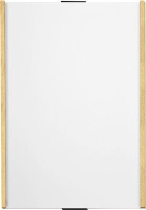 moedel Wandschild LMH DIN A3 Hochformat Holzrahmen mit Kappen in Silber/Ahorn, B: 30,9 cm, H: 42,0 cm - Bild 1