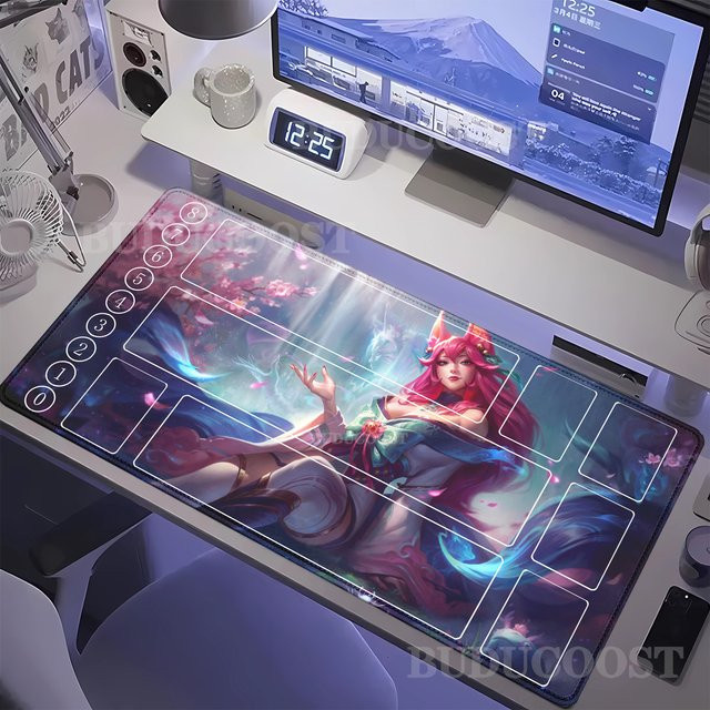 Potdemiel Spielmatte League of Legends Legends Riftbound Series TCG, Multicolor, B: 60 cm, T: 35 cm - Bild 1