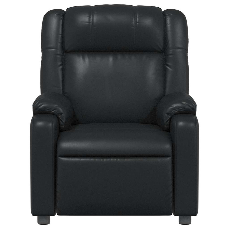 vidaXL Massagesessel in Schwarz aus Kunstleder mit Armlehnen - Bild 4