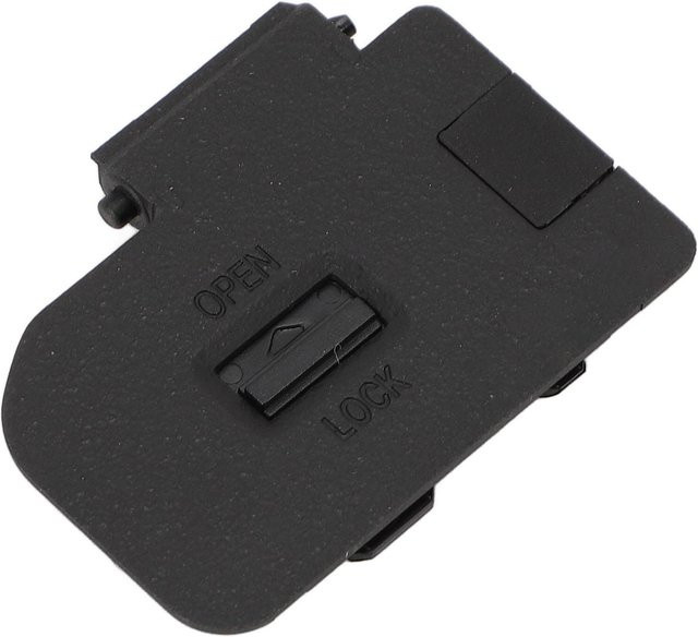 Igeteck Batteriefachabdeckung in Schwarz für Sony ILCE 7M4 A7R4 A7S3 FX3 A9M2 A1 Kameras - Bild 1