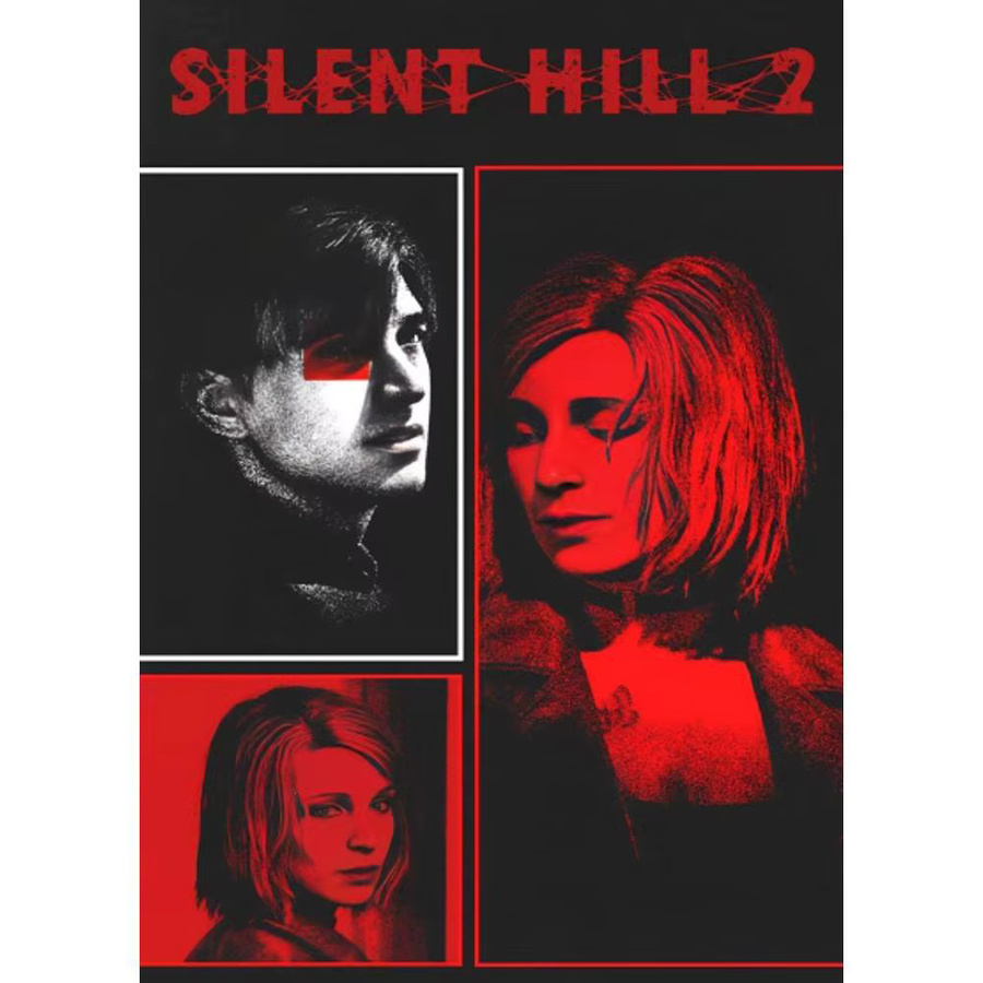 Klassisches S-Silent H-Hill 3 Game-Poster von Bilibili, selbstklebender Papierdruck in Mehrfarben, abstraktes Wandbild für dein Zuhause, B/H: 15,0 x 10,0 cm - Bild 7