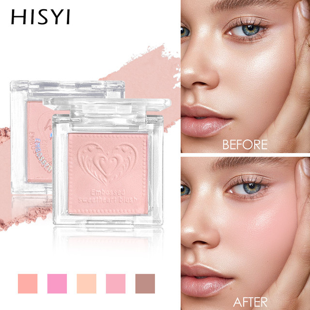 HISYI Sweetheart Blush, 6 Farben, Matt-Schimmer Rouge-Puder - Bild 1