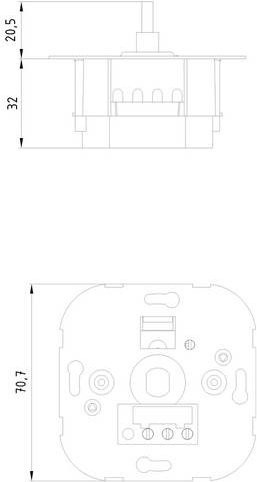 Siemens 5TC8267 Drehdimmer für LED zur Unterputzmontage - Bild 1