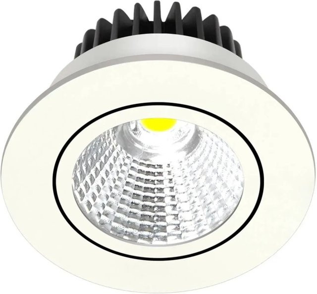Arcchio Zarik LED Hochvolt Einbaustrahler aus Aluminium in Weiß, 1-flammig, Modern - Bild 1