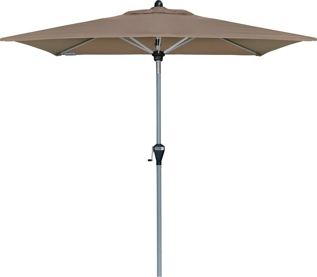 Doppler Sonnenschirm Active mit Knickfunktion in Greige, B/T/H: 140 x 210 x 233 cm - Bild 1