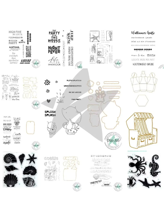 Metall-Stanzformen Cheers 2026 für Scrapbook und DIY-Dekoration in Silber - Bild 2