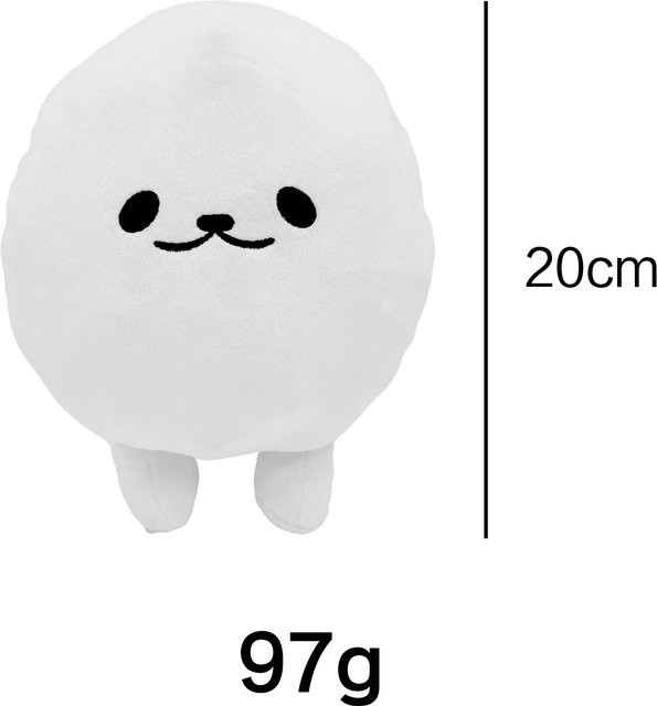 Wucifang Bags Eggdog Plüschtier, weiß, 20cm - Bild 1