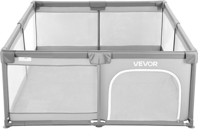 Extra großer Baby-Laufstall von Buying Solutions, MB mit 50 Ozean Motiven, Grau, B/T/H: 206 x 184 x 65 cm - Bild 1
