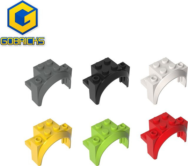 Gobricks 18974 Moc Wheel Arch Bricks Mudguard Building Blocks ab 18 Jahren - Bild 1