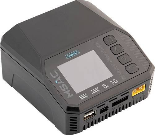 ToolkitRC M6AC LiPo Ladegerät in Schwarz für 1-6S LiPo, LiHV, LiFe, LiIon, LTO und NiMH mit 15A - Bild 1
