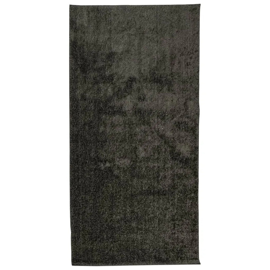 vidaXL Teppich Istan Hochflor in Anthrazit, modern und glänzend, B/T: 100 x 200 cm - Bild 2