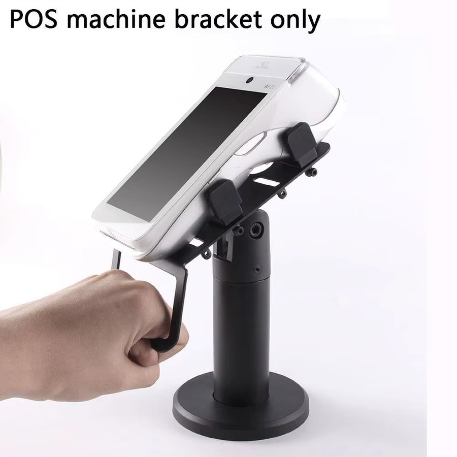Verstellbarer Metall-POS-Terminal-Maschinenständer in Schwarz mit 360 Grad Drehung für universelle Mpos- und Pos-Geräte - Bild 2