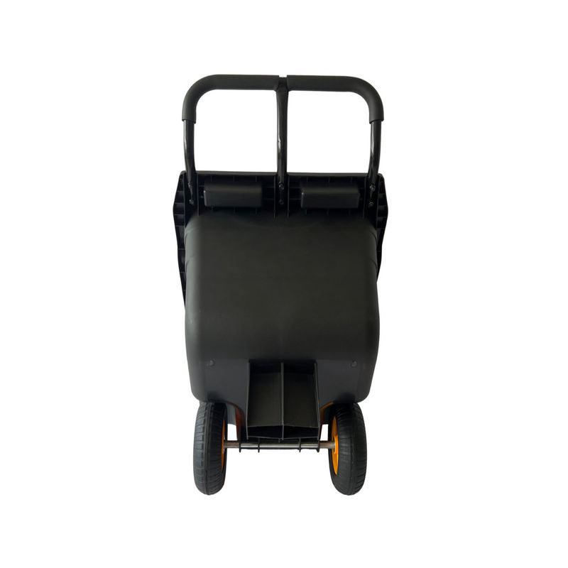 Westmann Schubkarre Prakta S Schwarz mit 90 L Volumen und Kippfunktion, B/H/T: 55,5 x 67 x 98,5 cm - Bild 3