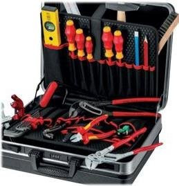 Knipex Sanitär Werkzeugkoffer SHK 23-teilig aus Kunststoff und Aluminium in Mehrfarbig - Bild 1