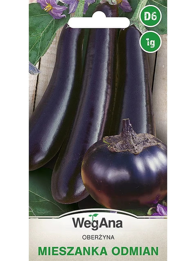 WegAna Auberginenmischung Gemüsesamen 1 g - Bild 2