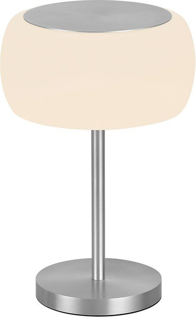 Bankamp Bold 5062 LED-Akkuleuchte aus Aluminium in Silber, dimmbar mit dim2warm Funktion (2200K - 2700K), Tischleuchte mit Touch-Bedienung, Höhe: 35,5 cm, Breite: 9,0 cm, Tiefe: 22,0 cm - Bild 1