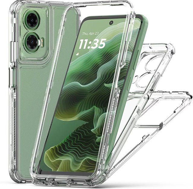 Transparente Shock-Proof Handyhülle für Motorola G85 G84 G82 G54 G53 G52 G35 G34 G24 G23 mit Stoßschutz - Bild 1